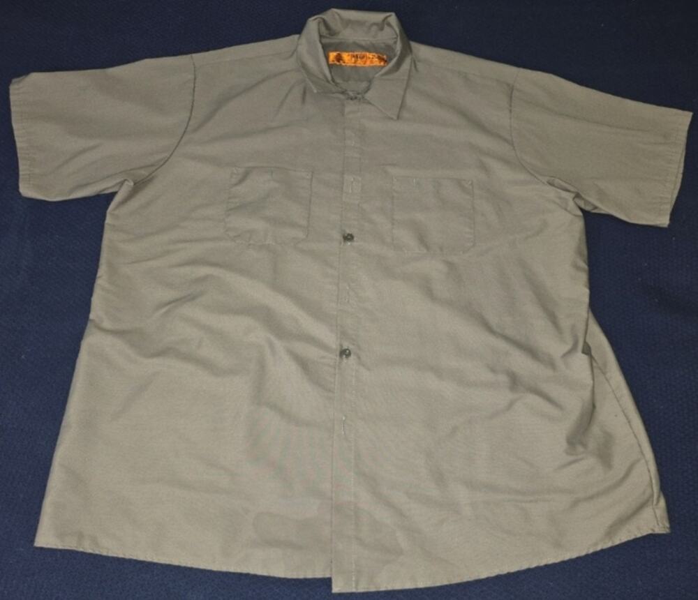 RED KAP Gray Work Shirt / 3XL